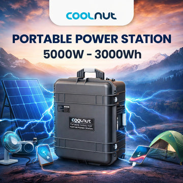Coolnut 5000W Portable Power Station 3000Wh