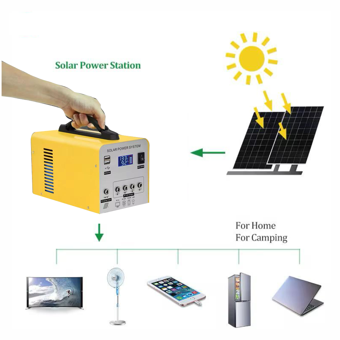 Coolnut 12V-30Ah SOLAR HOME LIGHTING SYSTEMS 120000 mAh Capacity