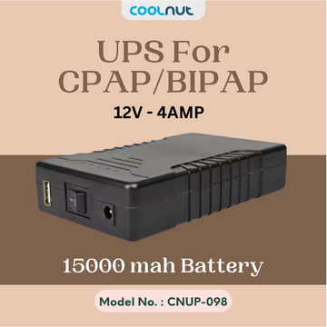 UPS for CPAP & BIPAP Machine 12V- 4 Amp. - 15000 mAh