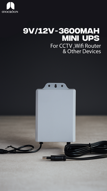 9V/12V - 3600 mAh MINI UPS for CCTV Cameras
