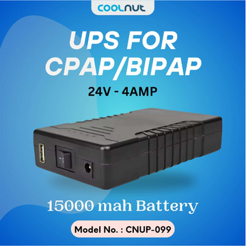 UPS for CPAP & BIPAP Machine 24V- 4 Amp. - 15000 mAh