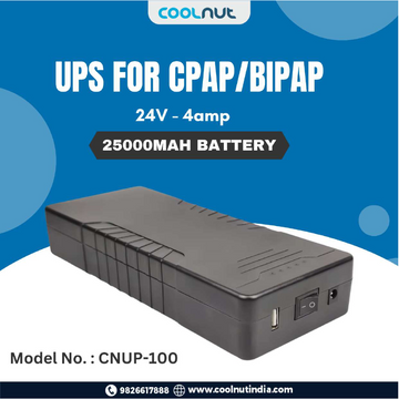 UPS for CPAP & BIPAP Machine 24V- 4 Amp. - 20000 mAh
