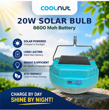 Coolnut 20W Solar Bulb 6600 mAh