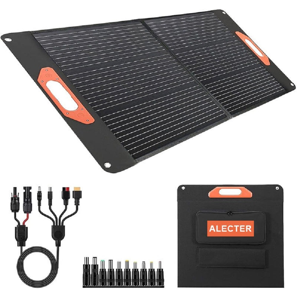 Coolnut Portable Foldable Solar Panel 100W (2 Folds)