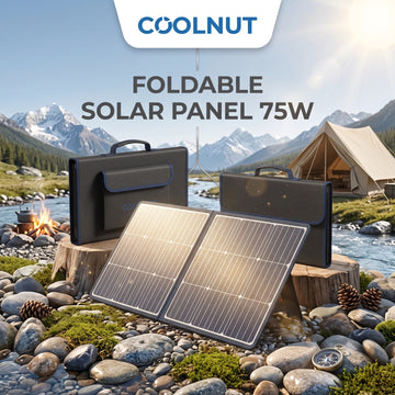Coolnut Portable Foldable Solar Panel 75W