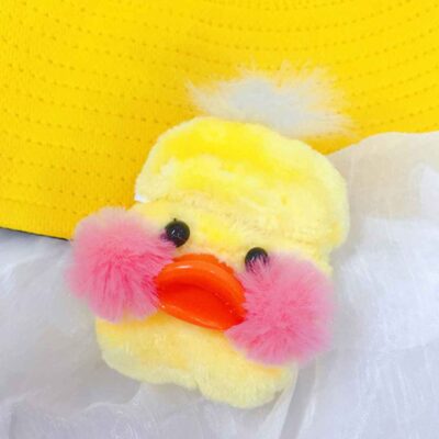 COOLNUT Airpod Cover with Cute Cartoon Plush Duck Earphone Cases for Airpods 1 3 Pro2 – (Yellow)