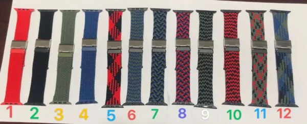 Coolnut Braided watch band sport soft elastics strap with buckle design for iwach series 38mm 40mm 42mm 44mm - Image 8