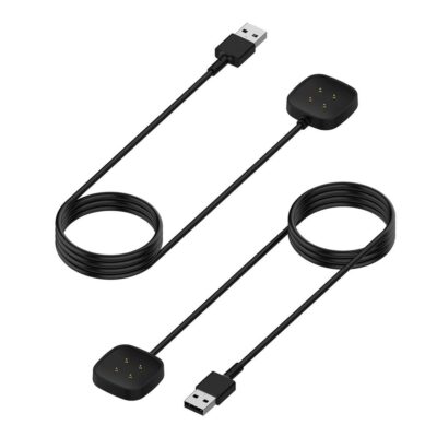 Magnetic Charger 1m for Fitbit Sense/Versa 3 (Black)