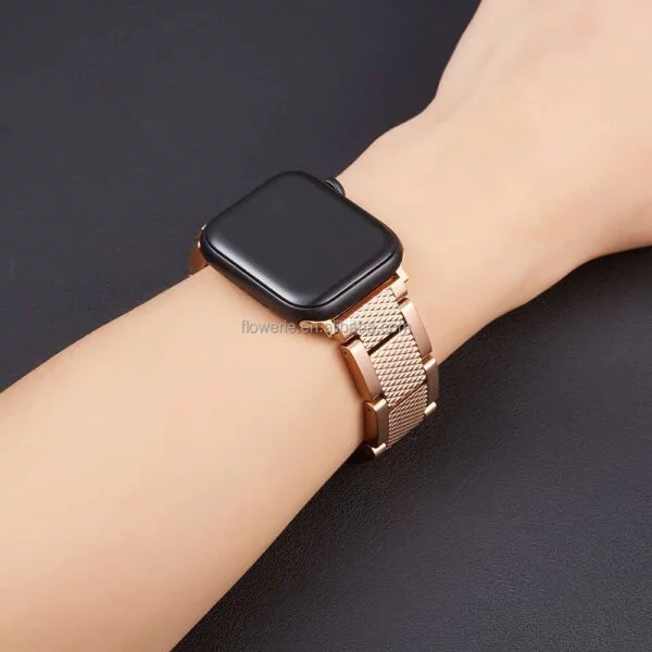 Coolnut Compatible for Apple Watch Band 38mm 40mm 42mm 44mm, Stainless Steel Mesh Sport Wristband Loop Compatible for iWatch Series SE - Image 8