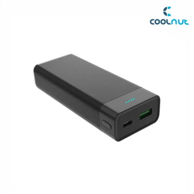 Coolnut Premium  Compact Mobile Power Bank 10000mah, World Class Quality With Fast 30watt PD Input/Output & 5 years Warranty, For All iPhones & Samsung S & Z Series Phones,Black (CMPBXIP-67)