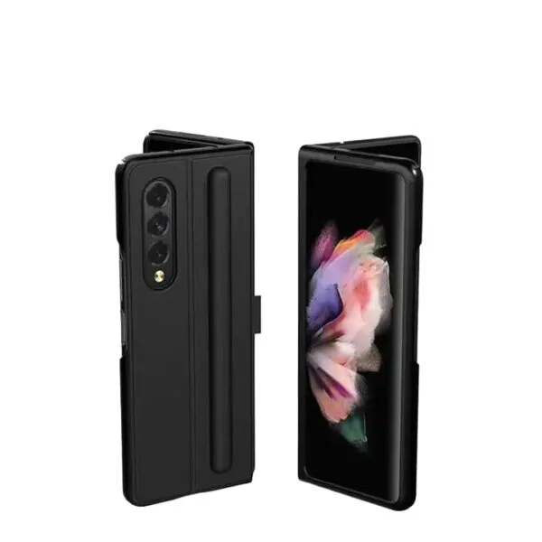 COOLNUT Mobile case Hidden Pen protective cover for Samsung Z FLIP 3 (Black)