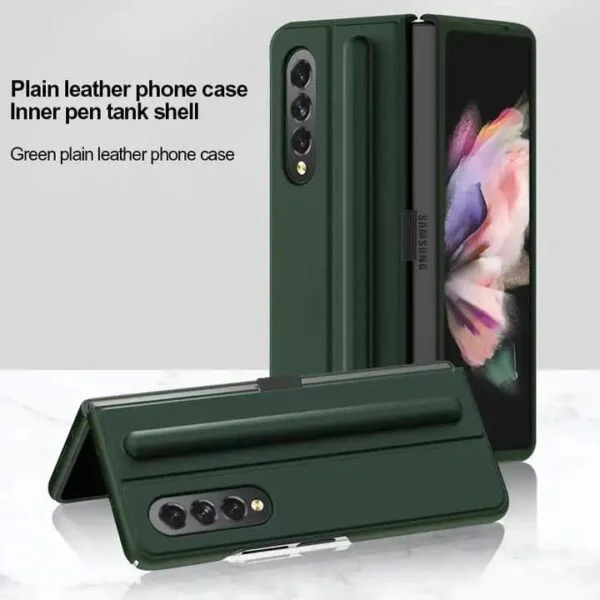 COOLNUT Mobile case Hidden Pen protective cover for Samsung Z FLIP 3 (Black) - Image 6