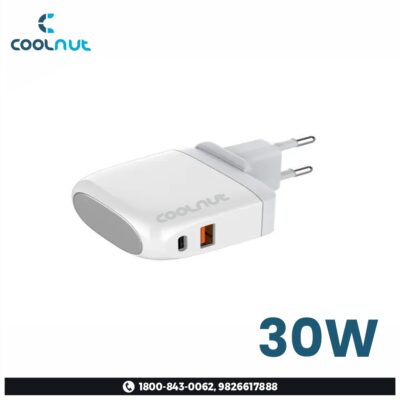 Hotsale LED Display 30W Smart Chip Super Silicon Mini Travel Charger PD Qc3.0 Port Fast Charger for Samsung iphone Apple